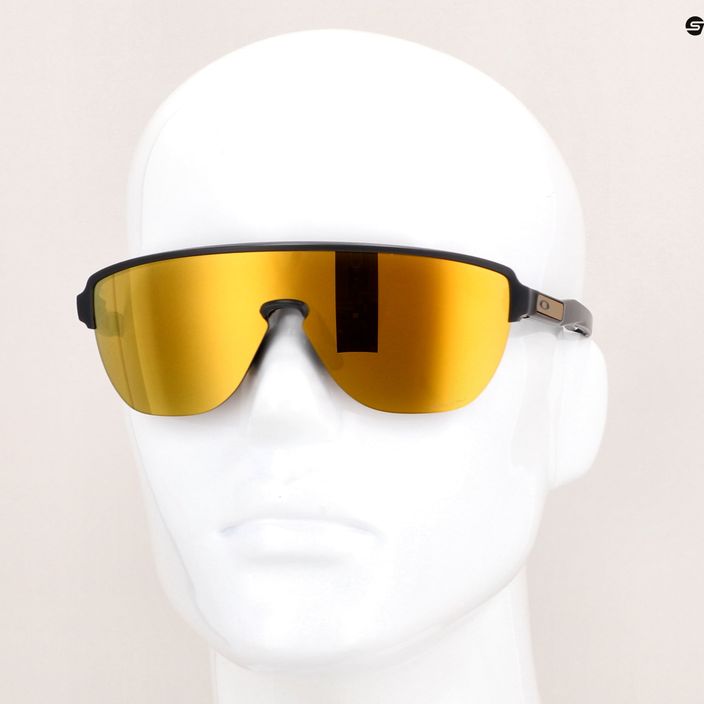Sluneční brýle Oakley Corridor matný karbon/iridium 14