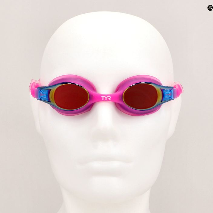 Dětské plavecké brýle TYR Swimple berry fizz LGSW_479 7