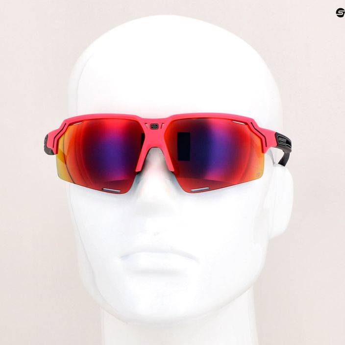Rudy Project Deltabeat pink fluo / black matte / multilaser red sluneční brýle SP7438900001 13