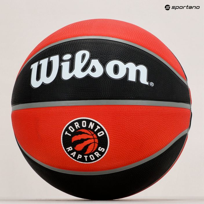 Wilson NBA Team Tribute Toronto Raptors basketbalový míč červený WTB1300XBTOR 6