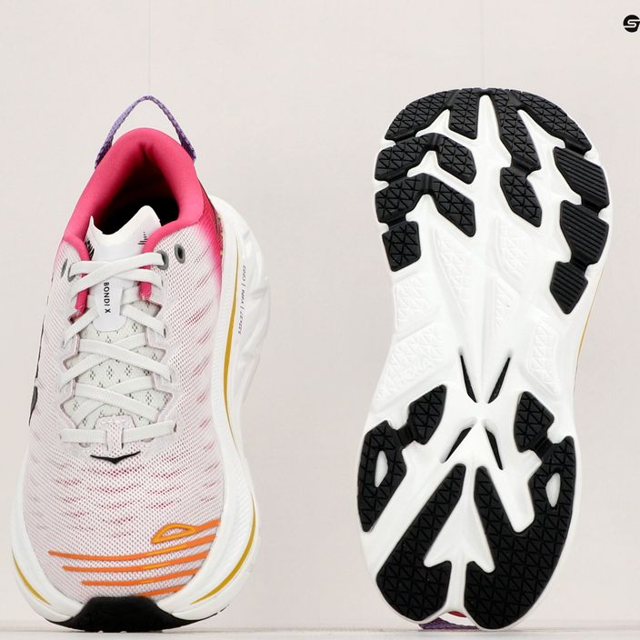 Dámská běžecká obuv HOKA Bondi X blanc de blanc/pink yarrow 14