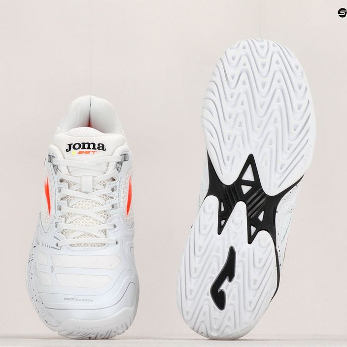 Pánská tenisová obuv Joma Set AC white/orange/black 14