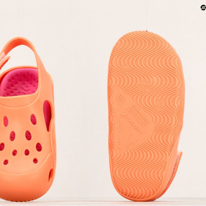 RIDER Comfy Baby oranžové/růžové sandály 14