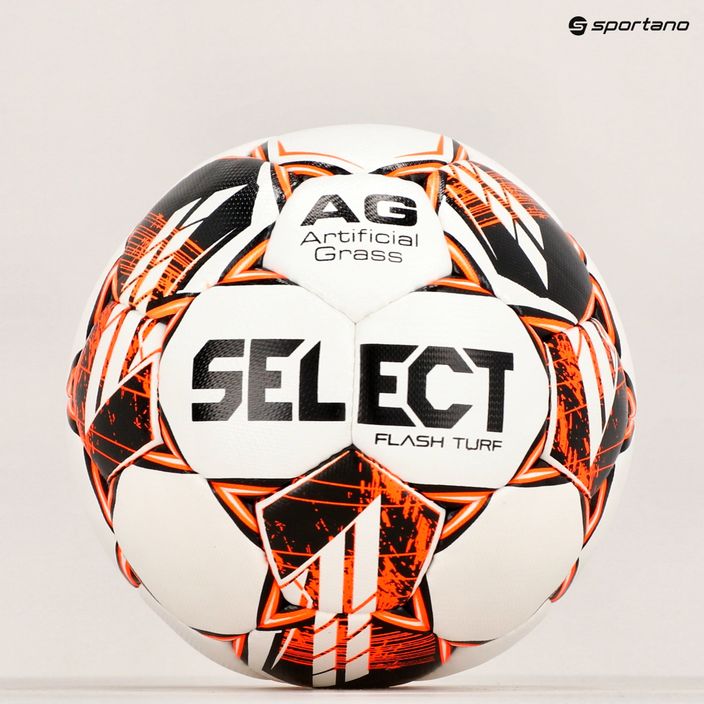 SELECT Flash Turf football v23 white/orange 110047 velikost 4 5
