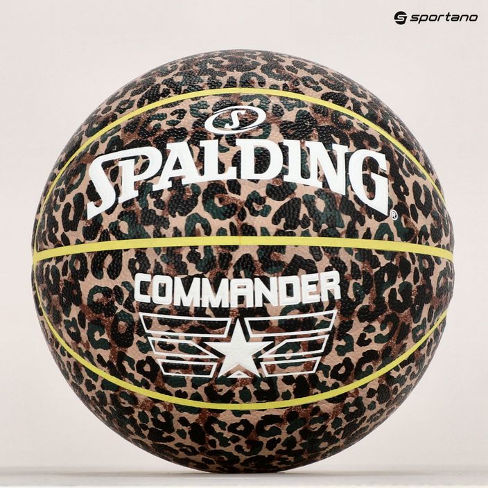 Spalding Commander basketbalový míč hnědý 76936Z 6