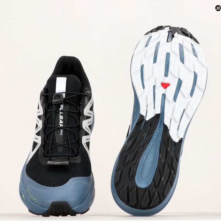 Pánské běžecké boty Salomon Pulsar Trail black/china blue/arctic ice 22