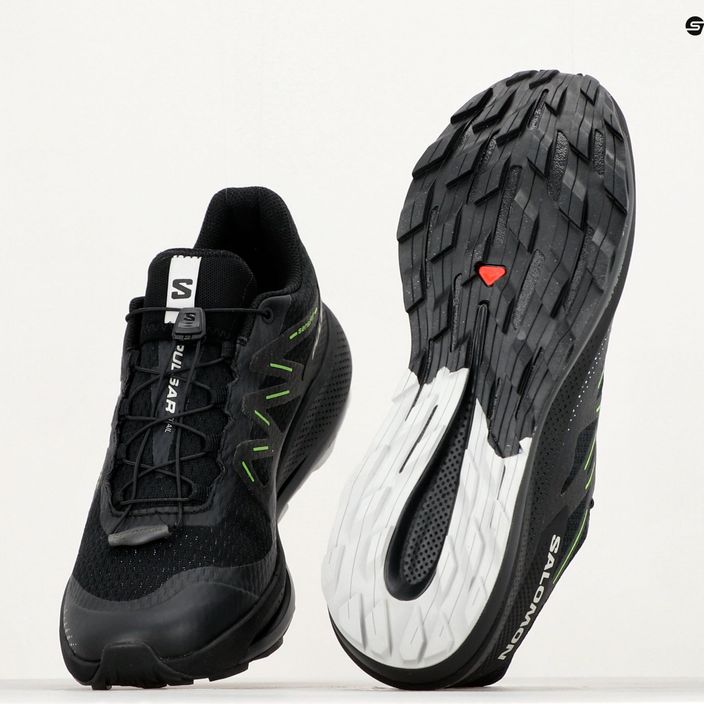 Pánské běžecké boty Salomon Pulsar Trail black/black/gecko green 20