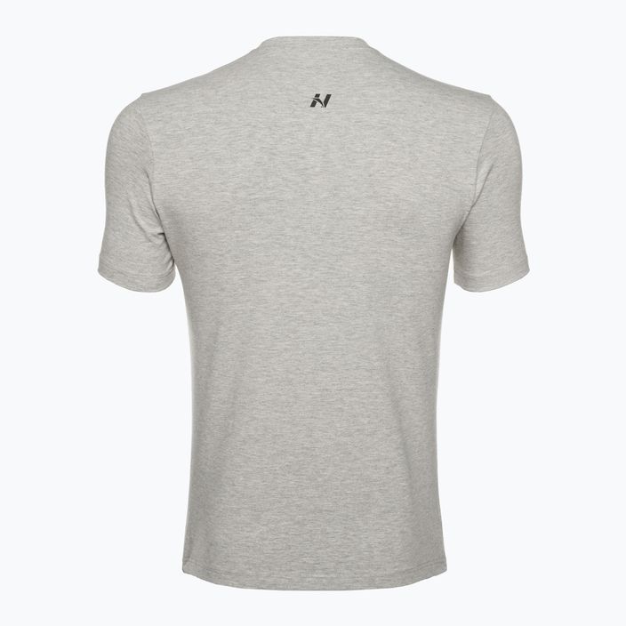 NEBBIA Minimalist Logo pánské tréninkové tričko světle šedé 5
