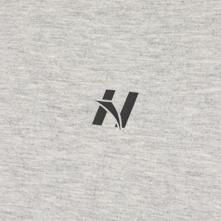 NEBBIA Minimalist Logo pánské tréninkové tričko světle šedé 7