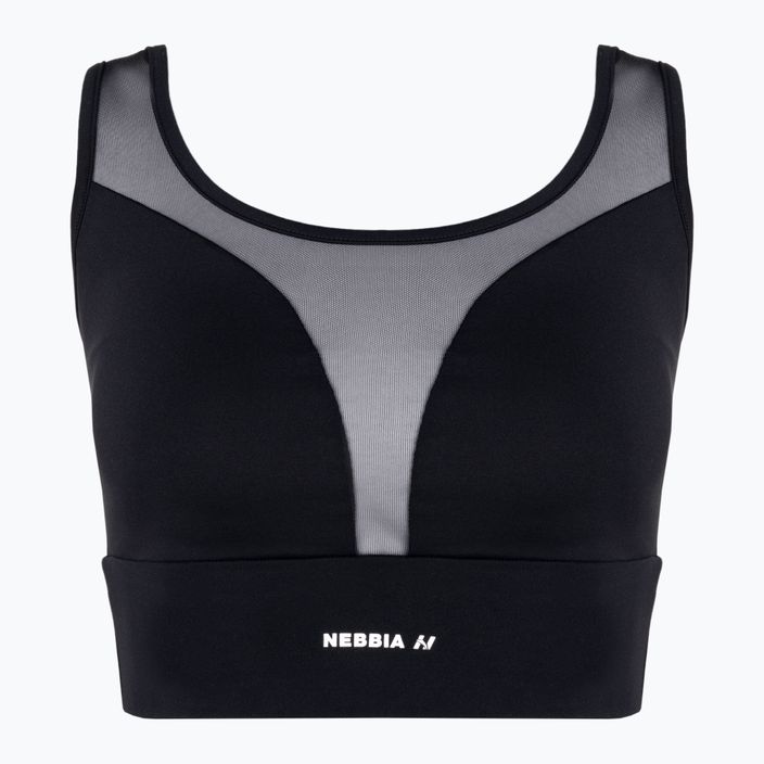 Fitness podprsenka NEBBIA Mesh Design Sports "Breathe" černá 4120120