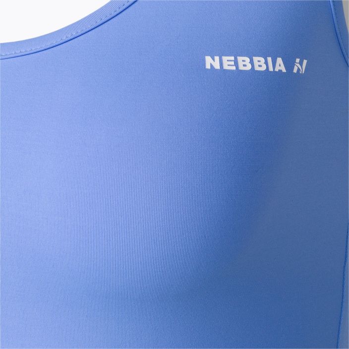 Dámské tréninkové tílko NEBBIA Sporty Slim Fit Crop modrý 4222420 3