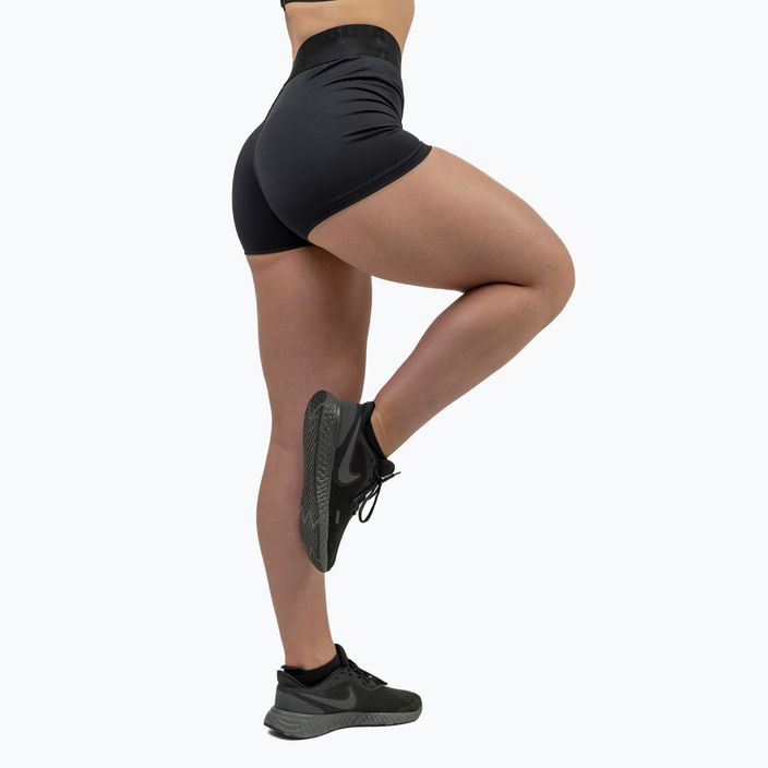Dámské tréninkové šortky NEBBIA Intense Leg Day High-Waist černé 2