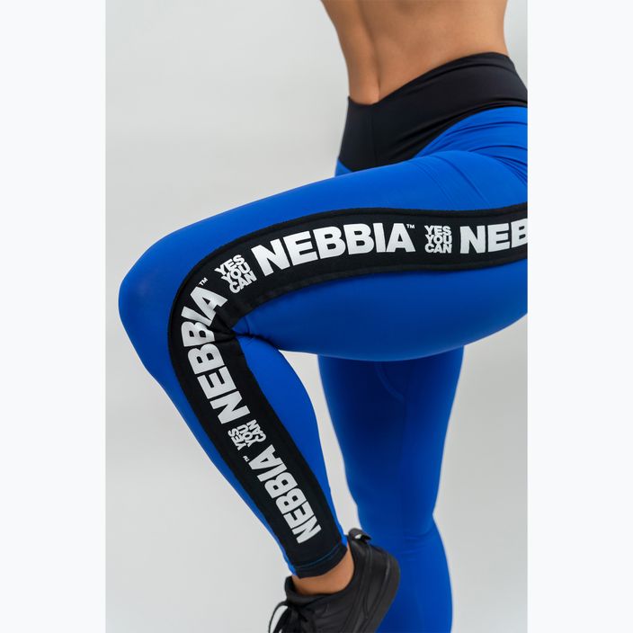Dámské tréninkové legíny NEBBIA Iconic blue 4