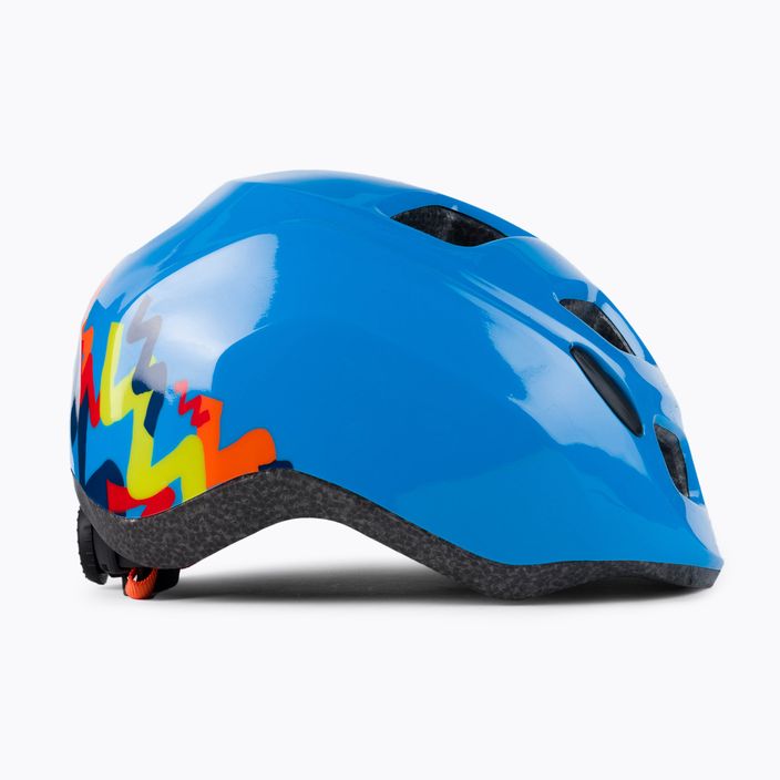 Dětská cyklistická helma Kellys modrá ZIGZAG 022 3