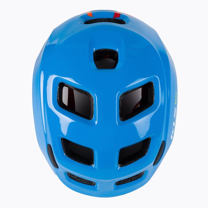 Dětská cyklistická helma Kellys modrá ZIGZAG 022 6