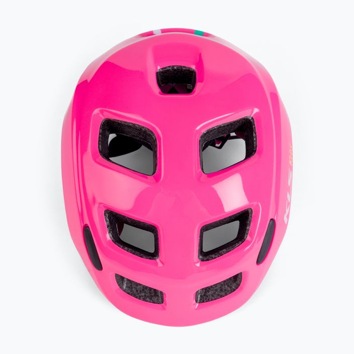 Dětská cyklistická helma Kellys růžová ZIGZAG 022 5