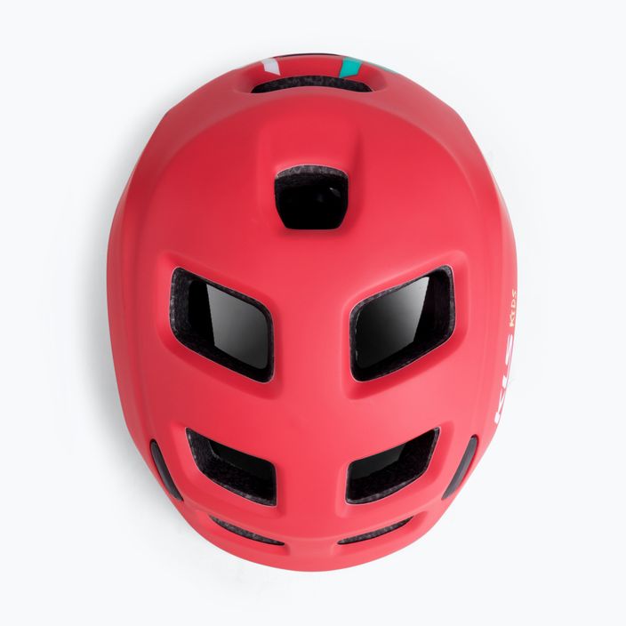 Dětská cyklistická helma Kellys červená ZIGZAG 022 5