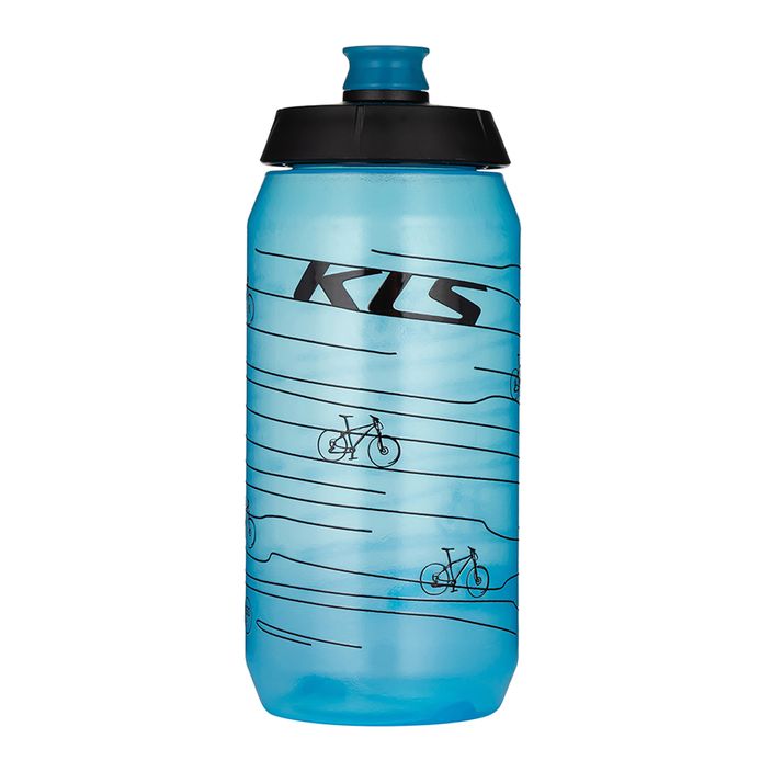 Cyklistická láhev Kellys Kolibri 550 ml transparent blue 2