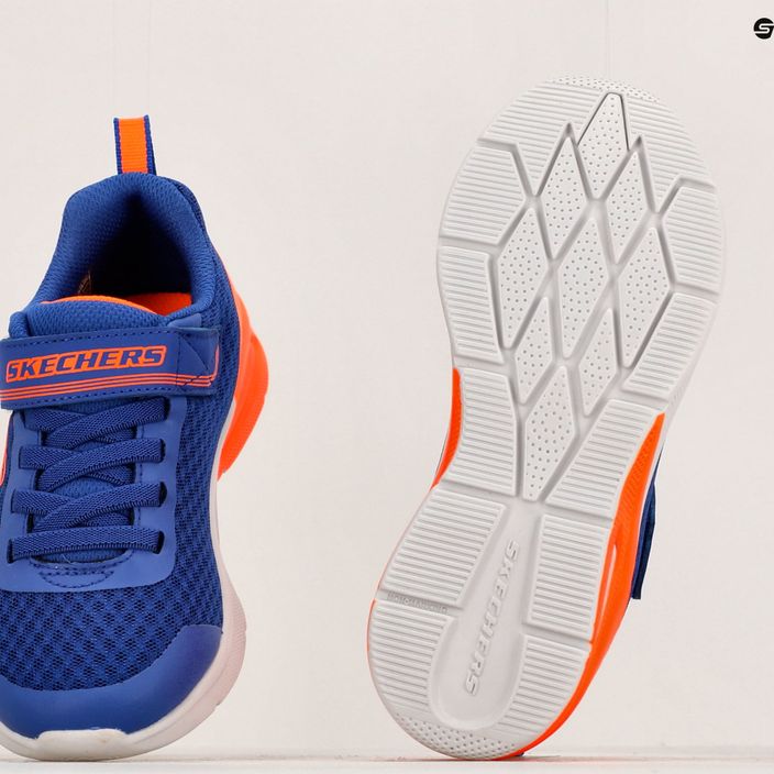 Dětská tréninková obuv SKECHERS Microspec Max Gorvix royal/orange 12