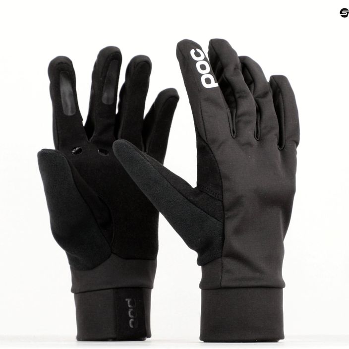 Cyklistické rukavice POC Essential Softshell Glove uranium black 7