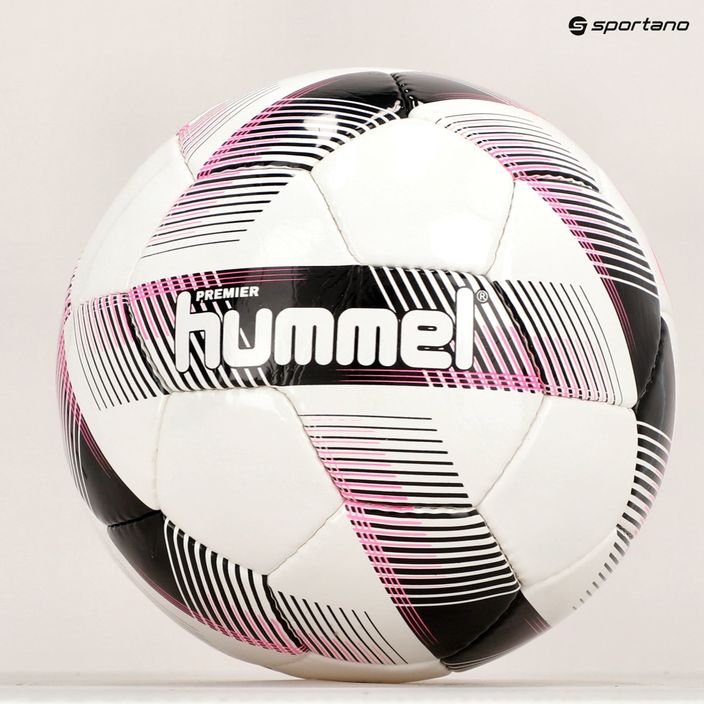 Hummel Premier FB fotbalový míč bílý/černý/růžový velikost 5 5