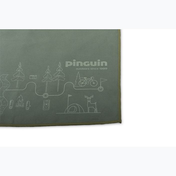 Rychleschnoucí ručník Pinguin Micro Towel Map XL grey 2
