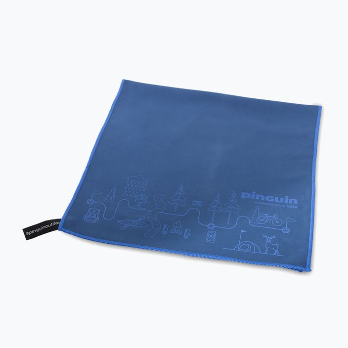Rychleschnoucí ručník Pinguin Micro Towel Map S blue