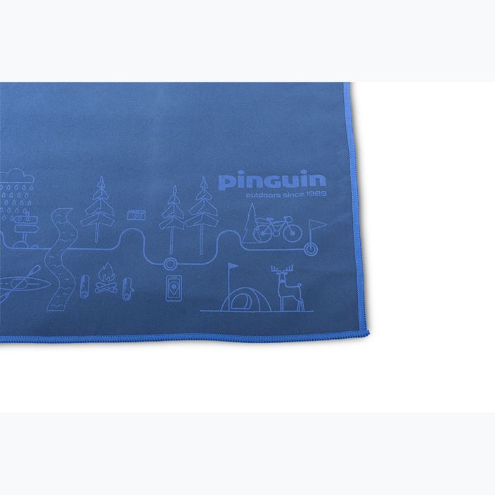 Rychleschnoucí ručník Pinguin Micro Towel Map M blue 2