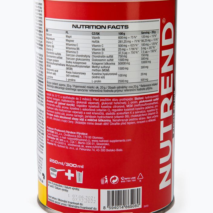Flexit Drink Nutrend 400g kloubní výživa grep VS-015-400-G 3