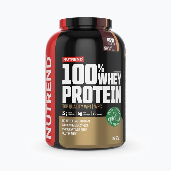 Syrovátka Nutrend 100% Protein 2250g čokoláda-ořech VS-032-2250-ČLO