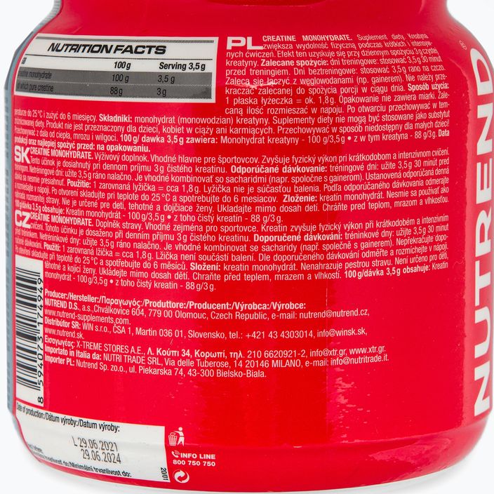 Monohydrate Nutrend Kreatin 300g VS-001-300-XX 2