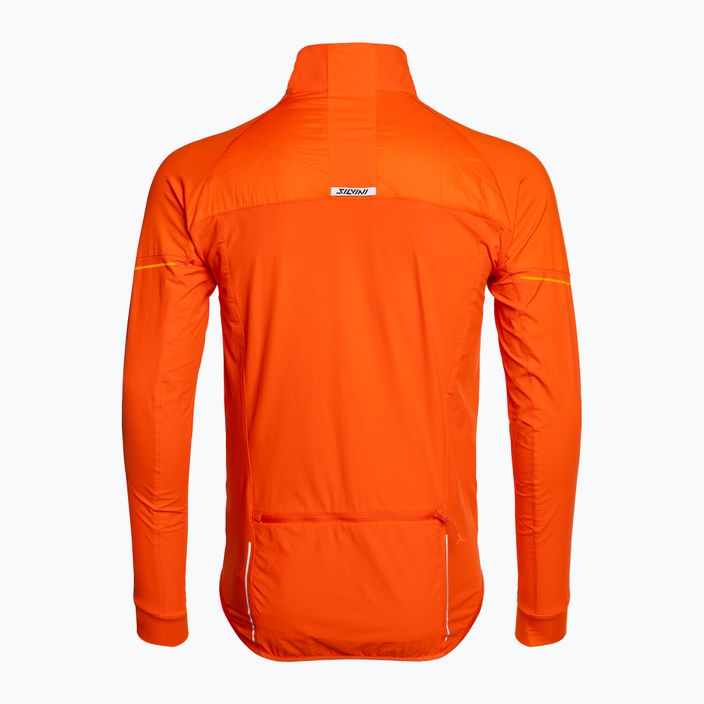 Pánská bunda na běžky SILVINI Corteno oranžová 3223-MJ2120/6060 6