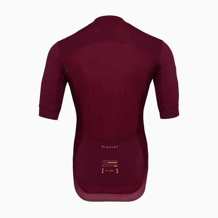 Pánský cyklistický dres Silvini Trafoi merlot 2