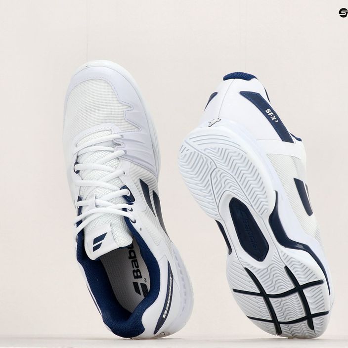 Pánská tenisová obuv Babolat SFX3 All Court white/navy 18