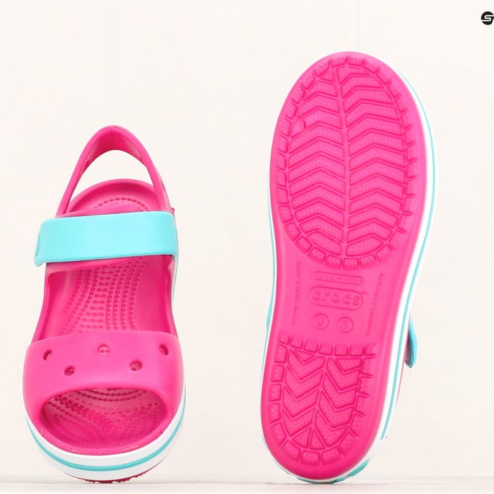 Dětské sandály Crocs Crockband candy pink/pool 12