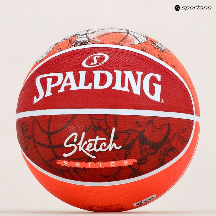 Basketbalový míč Spalding Sketch Dribble 84381Z velikost 7 6
