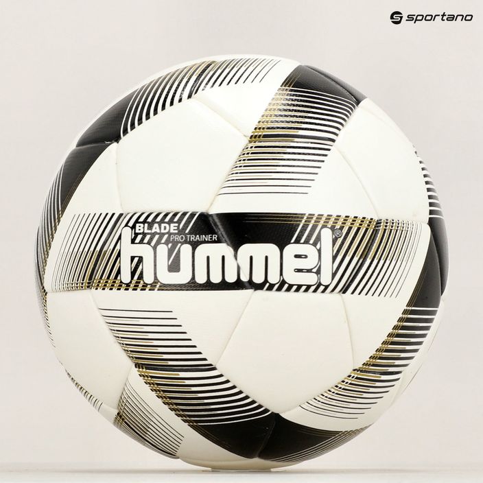 Hummel Blade Pro Trainer FB fotbalový míč bílý/černý/zlatý velikost 5 6