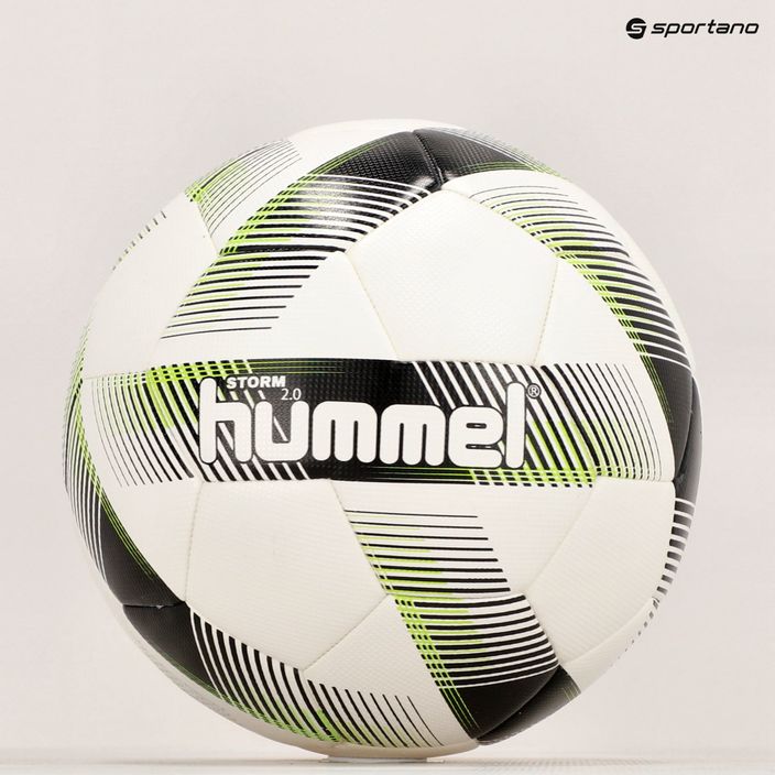 Hummel Storm 2.0 FB fotbal bílý/černý/zelený velikost 4 6