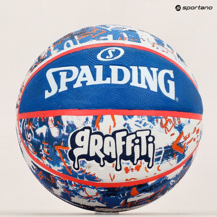 Basketbalový míč Spalding Graffiti 7 modro-červená 84377Z 6