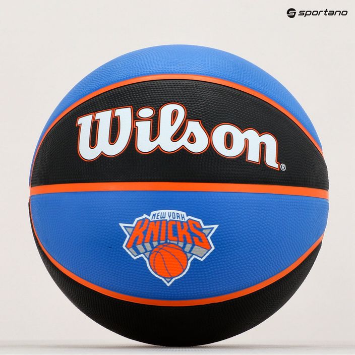 Wilson NBA Team Tribute New York Knicks basketbalový míč modrý WTB1300XBNYK 7