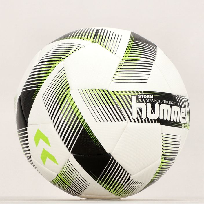 Hummel Storm Trainer Ultra Lights FB fotbalový míč bílá/černá/zelená velikost 4 6