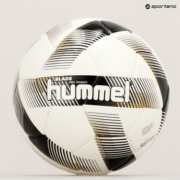 Hummel Blade Pro Trainer FB fotbalový míč bílý/černý/zlatý velikost 4 6