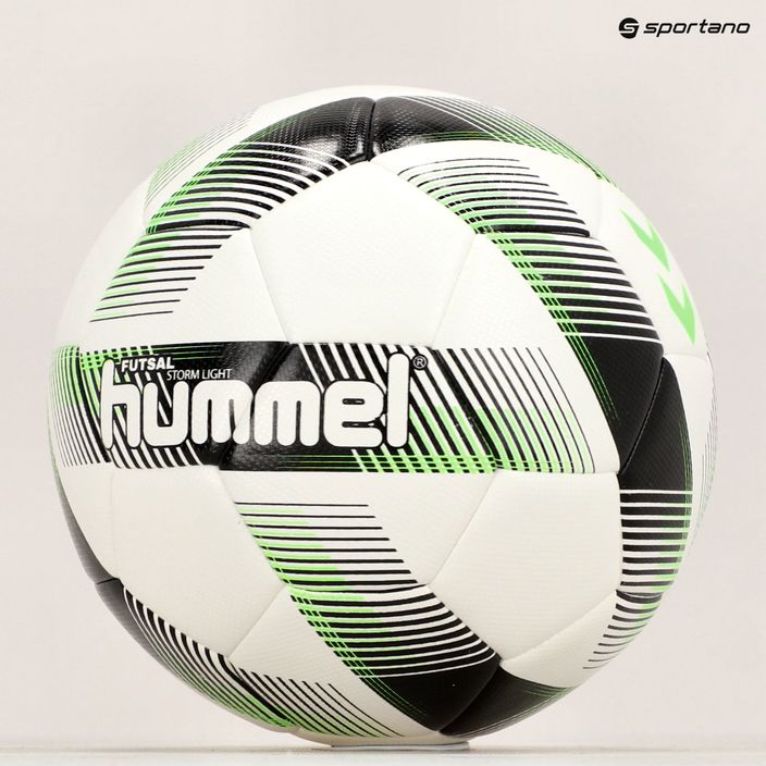 Hummel Storm Light FB fotbalový míč bílý/černý/zelený velikost 4 5