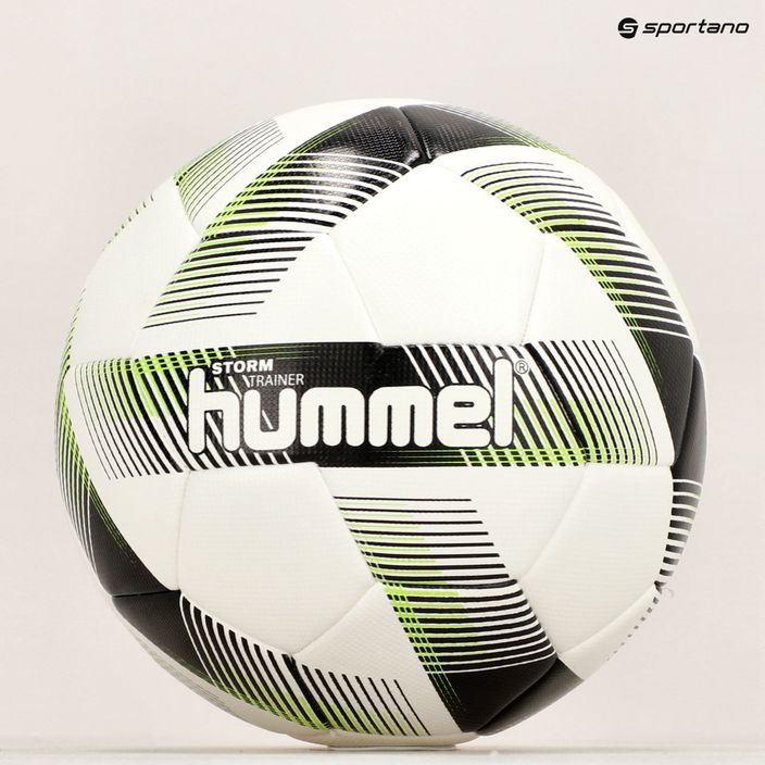 Hummel Storm Trainer FB fotbal bílý/černý/zelený velikost 4 6