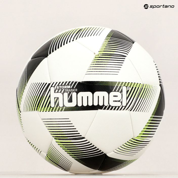 Hummel Storm Trainer FB fotbal bílý/černý/zelený velikost 5 6