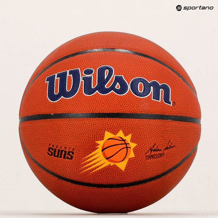 Wilson NBA Team Alliance Phoenix Suns basketbalový míč hnědý WTB3100XBPHO 6