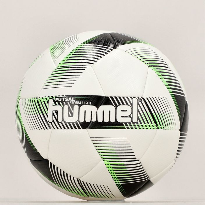 Hummel Storm Light FB fotbalový míč bílý/černý/zelený velikost 3 5