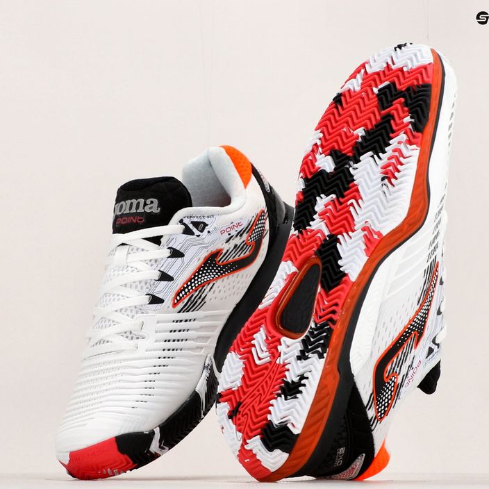 Pánská tenisová obuv Joma Point white/black/orange 17