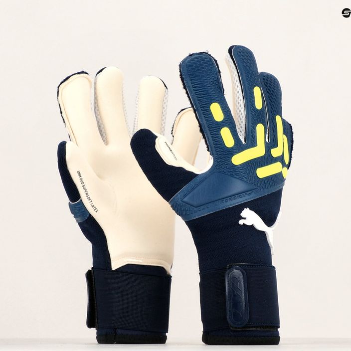 Brankářské rukavice PUMA Future Pro Hybrid Persian blue/pro green 6