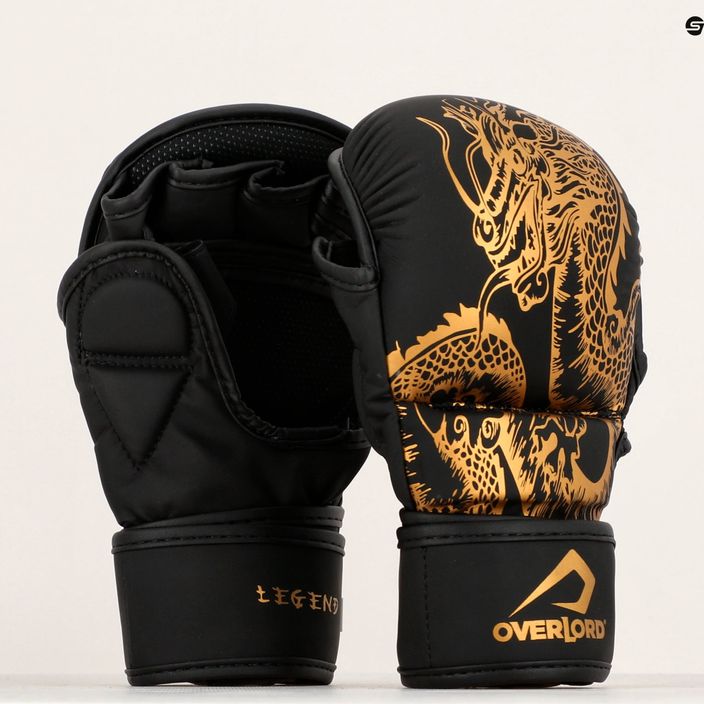Rukavice Overlord Legend MMA černá/zlatá 101004-BK_GO 6